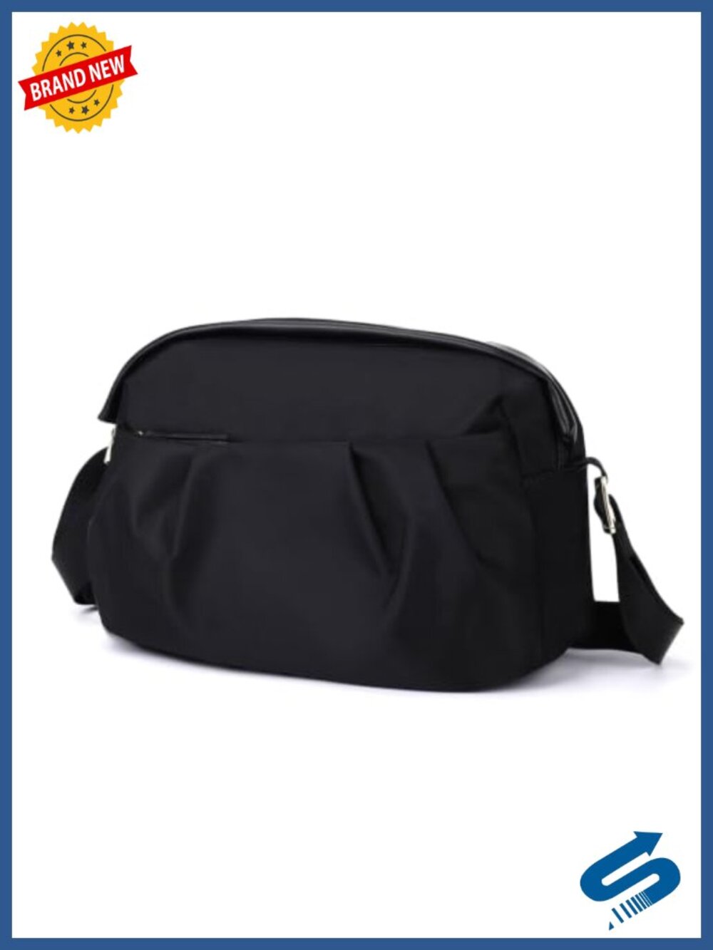 Women's Nylon Crossbody Bag Multi-Pocket Shoulder Purse